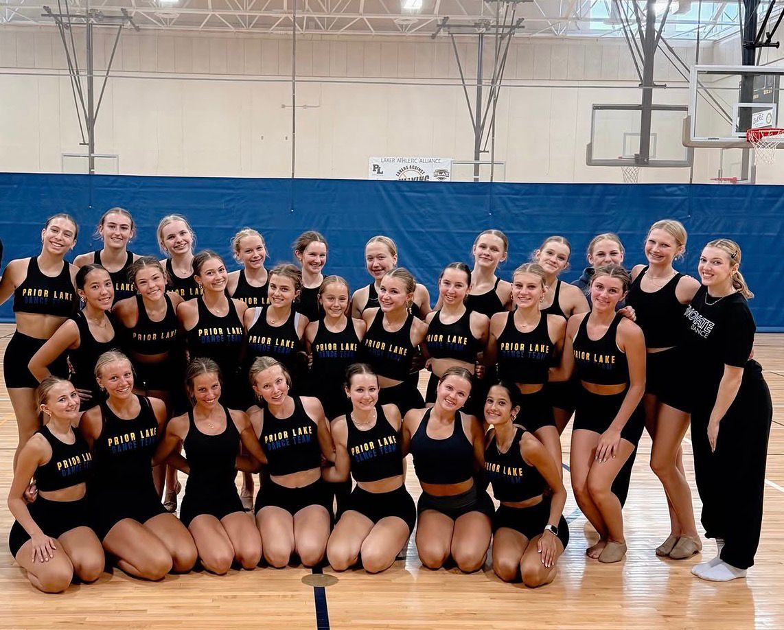 Mia Chanelle with Prior Lake Dance Team