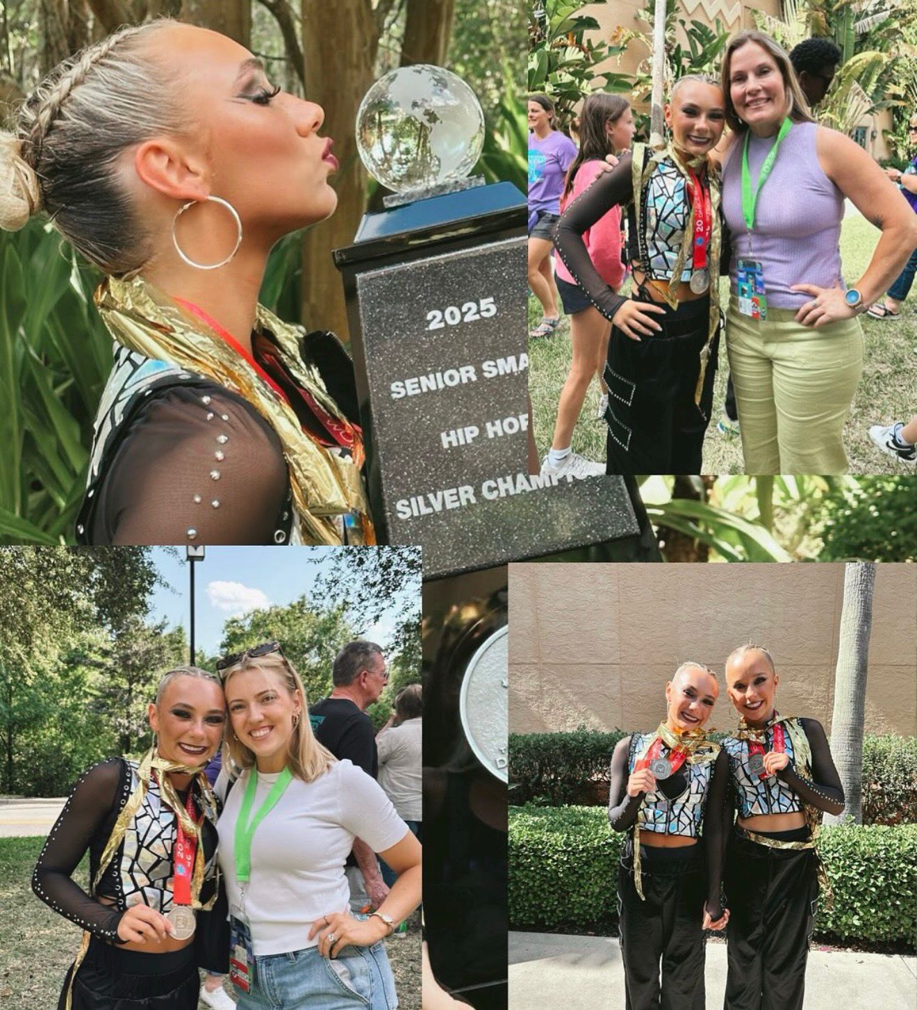 Mia Chanelle with Dance Worlds Silver Champion