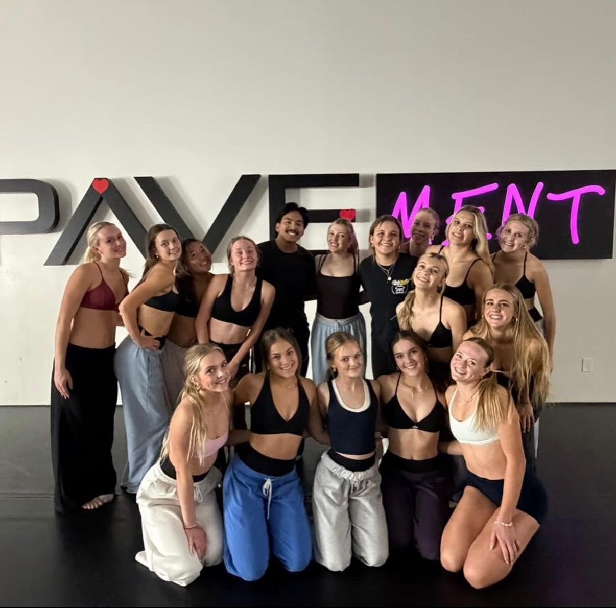 Mia Chanelle with Pavement Dance Team