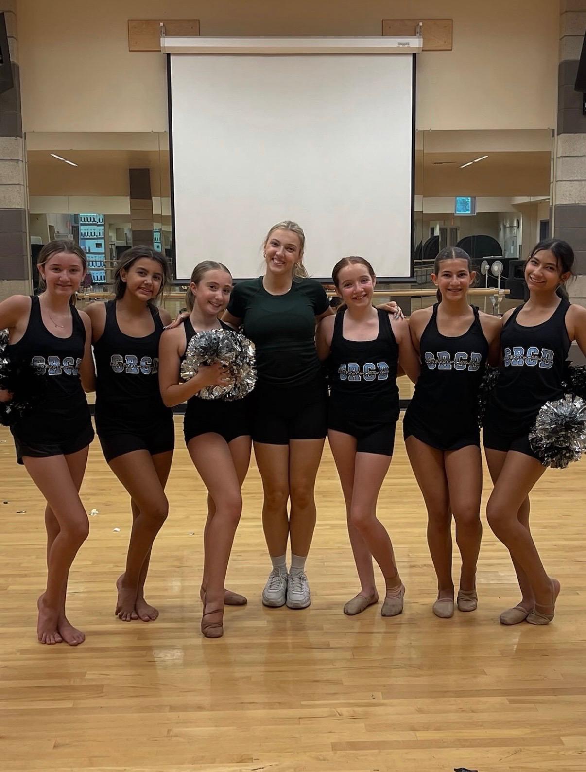 Mia Chanelle with SRCD Dance Team