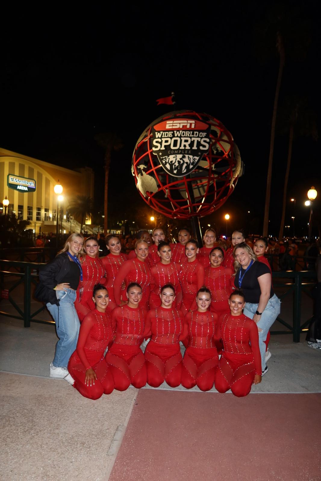 Mia Chanelle with team at ESPN Wide World of Sports